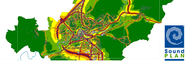 SoundPlan Noise Contour