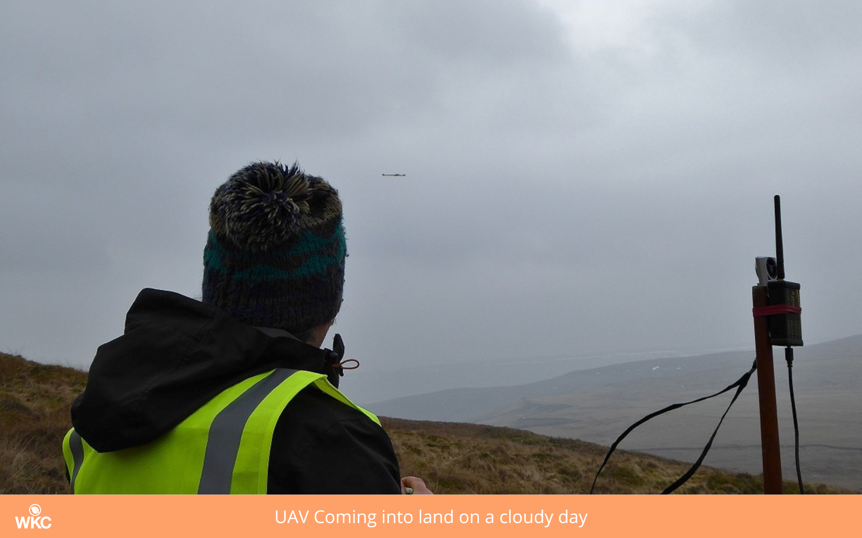 UAV-Coming-into-land-on-a-cloudy-day