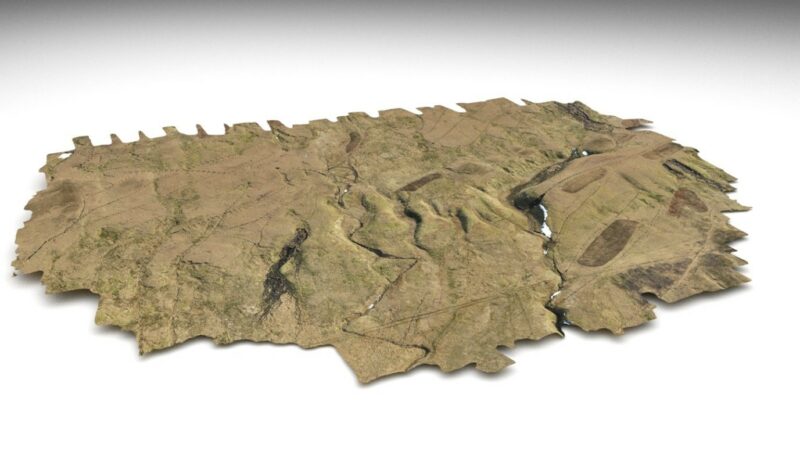 3D Photo-realistic topographic model