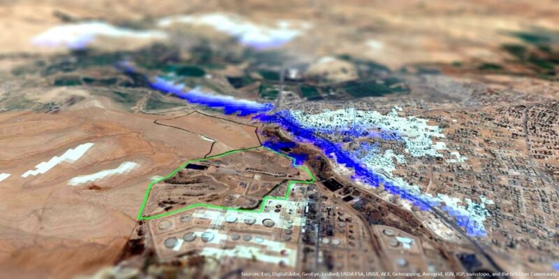 Viewshed Analysis for an Industrial Facility